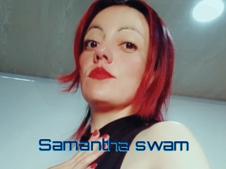 Samantha_swam